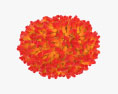 天然痘ウイルス 3Dモデル