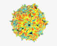 Virus adeno-associato Modello 3D