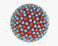 Hepatitis C 3D-Modell