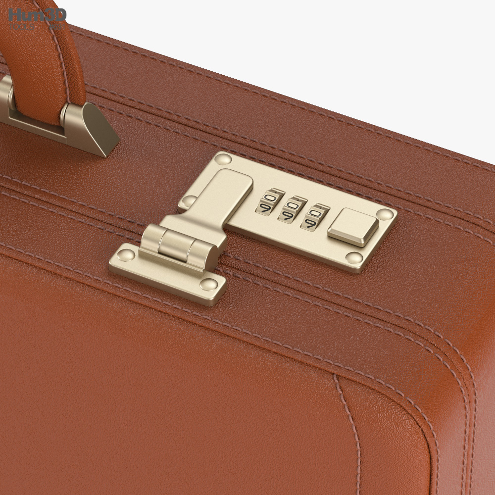 Louis Vuitton luggage bag 3D model