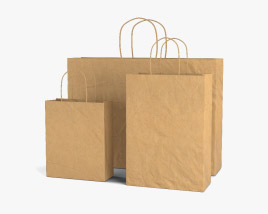 Paper Bags 3D model