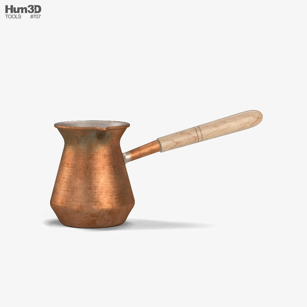 Turkish Coffee Pot 3d model