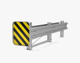 Guardrail Barrier Modelo 3D