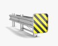 Barriera guardrail Modello 3D