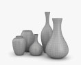 Ensemble de vases Modèle 3d