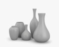 Ensemble de vases Modèle 3d