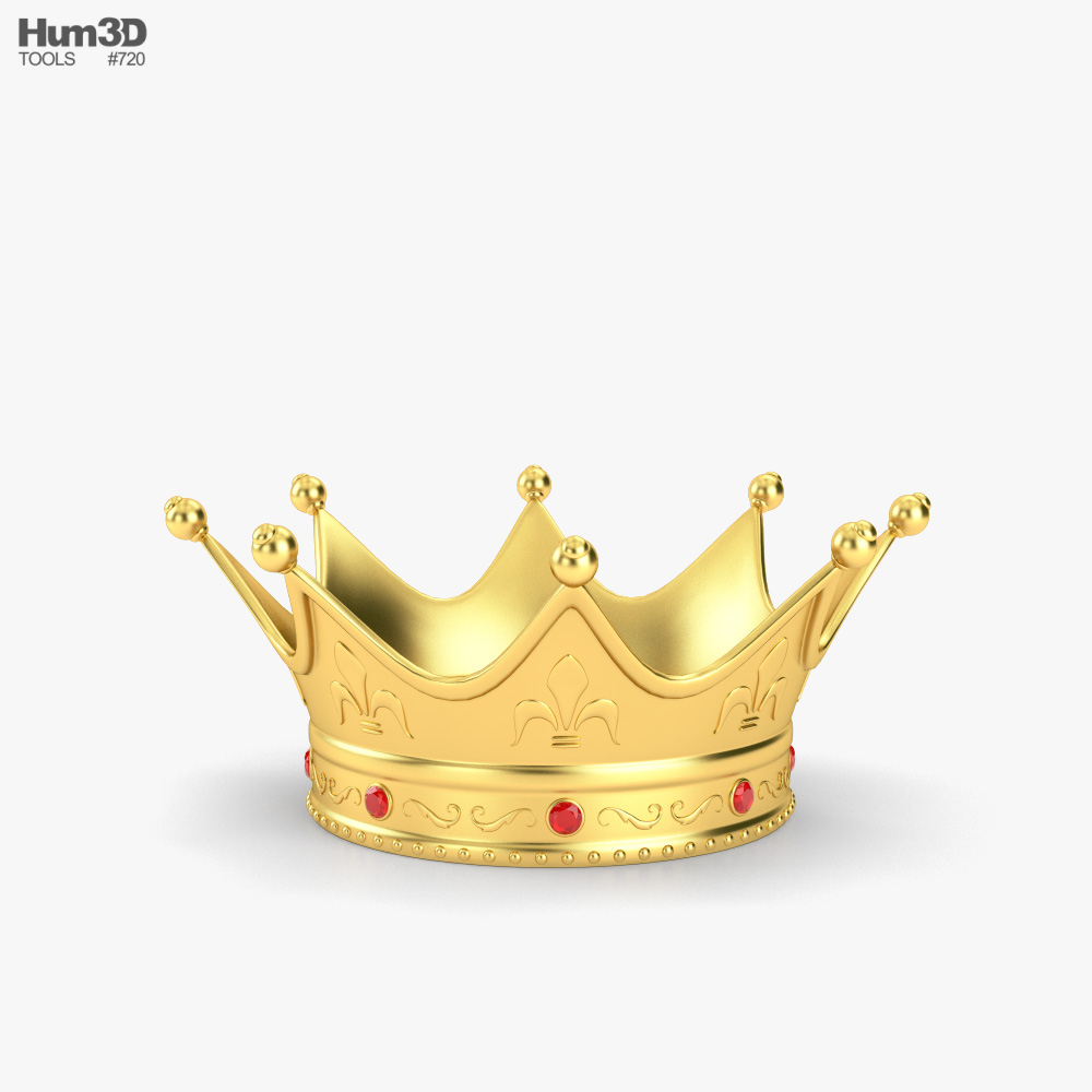 Coroa do rei Modelo 3d