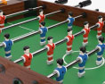 桌上足球 3D模型