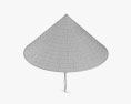 В'єтнамський рисовий капелюх 3D модель