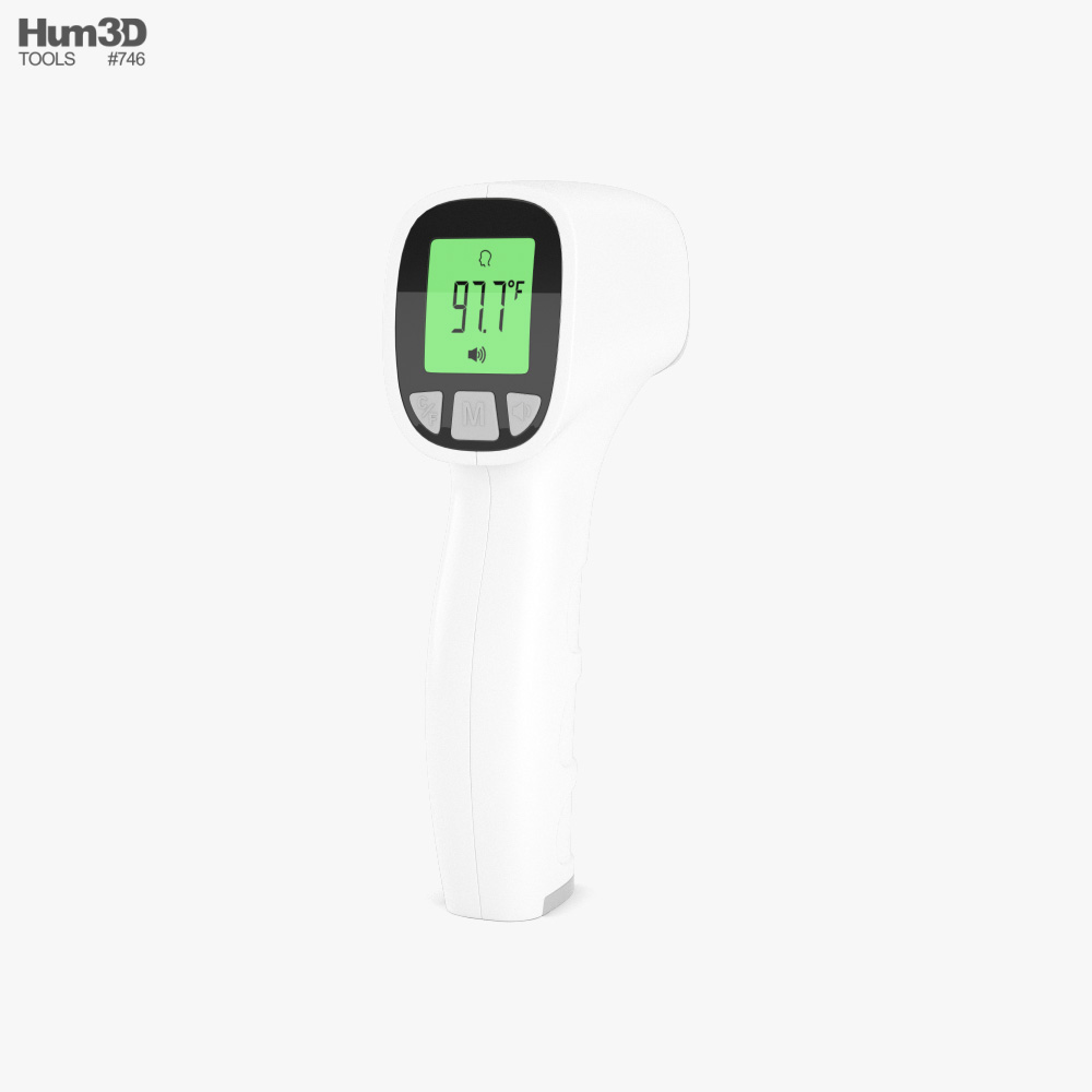 Infrared Thermometer 3D model