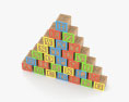 Alphabet Blocks 3d model