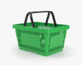 Покупательская корзина для супермаркета 3D модель