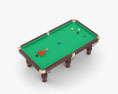 Snooker Mesa Modelo 3d