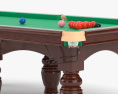 Snooker Mesa Modelo 3d