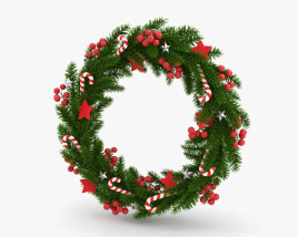 Christmas Wreath 3D model