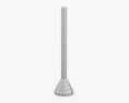 Removable Bollard with Rubber Base 02 3D 모델 