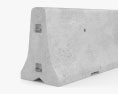 Barreira de concreto Modelo 3d