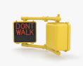 Walk/Don’t Walk Pedestrian Signal Modello 3D