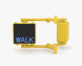 Walk/Don’t Walk Pedestrian Signal 3Dモデル