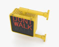 Walk/Don’t Walk Pedestrian Signal Single Modèle 3d