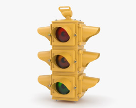 Crouse-Hinds 4-way Traffic Light Old Style 3D model