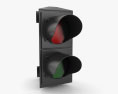 Traffic Light Two Section 3d model