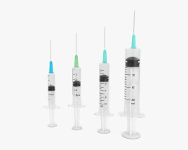 Syringes Set 3D model