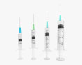 Syringes Set 3d model