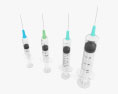 Syringes Set 3d model