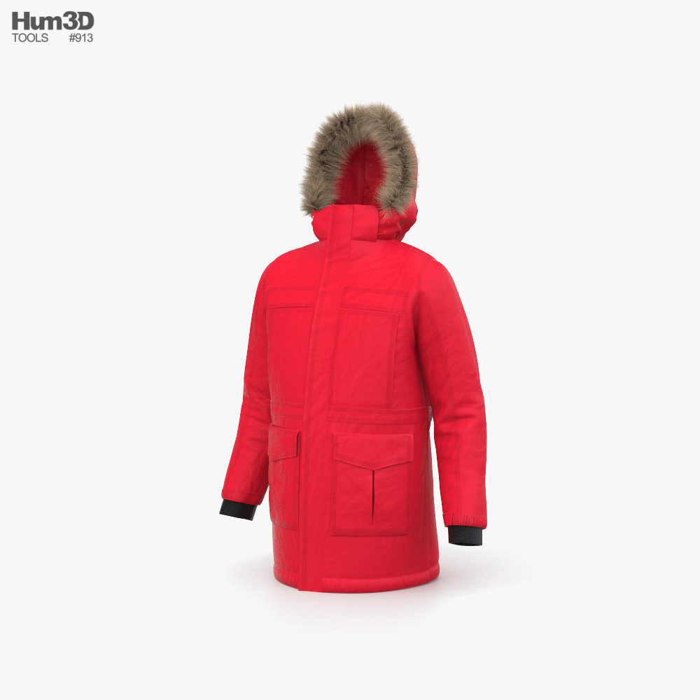 Jaqueta de inverno Modelo 3d