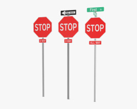 Stop Sign 3D model