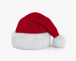 Cappello da Babbo Natale Modello 3D