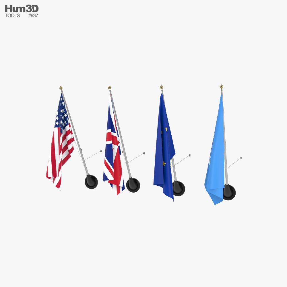 旗帜 3D模型
