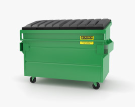 Recycling Dumpster 3D model