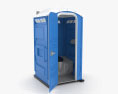 Туалетная кабина 3D модель