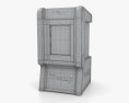 Kostenlose Zeitungsbox 3D-Modell