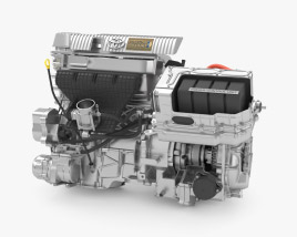 Toyota Híbrido Engine Modelo 3d
