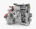 Toyota Hybrid Engine 3d model