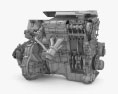 Toyota Hybrid Engine 3d model