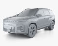 Torres EVX 2024 3D-Modell clay render