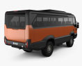 Torsus Praetorian Autobus 2018 Modello 3D vista posteriore