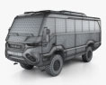 Torsus Praetorian Bus 2018 3D-Modell wire render