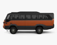 Torsus Praetorian Autobus 2018 Modello 3D vista laterale