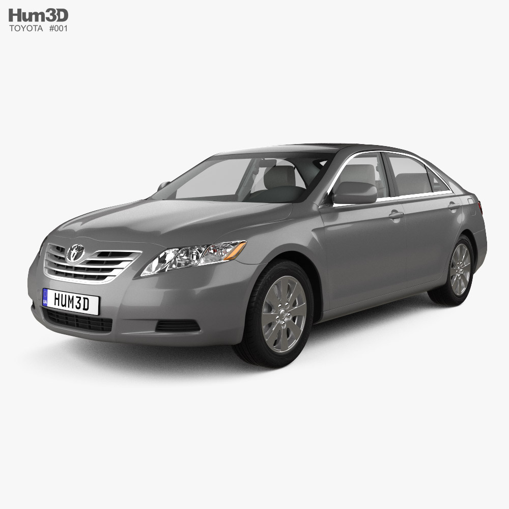 Toyota Camry LE with HQ interior 2007 3D model