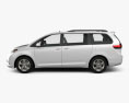 Toyota Sienna 2011 3Dモデル side view