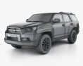 Toyota 4Runner 2013 3Dモデル wire render