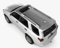 Toyota 4Runner 2013 3Dモデル top view