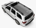Toyota Sequoia 2013 3D模型 顶视图