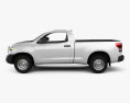 Toyota Tundra Regular Cab 2014 3D模型 侧视图