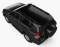 Toyota Land Cruiser Prado 3-Türer 2013 3D-Modell Draufsicht